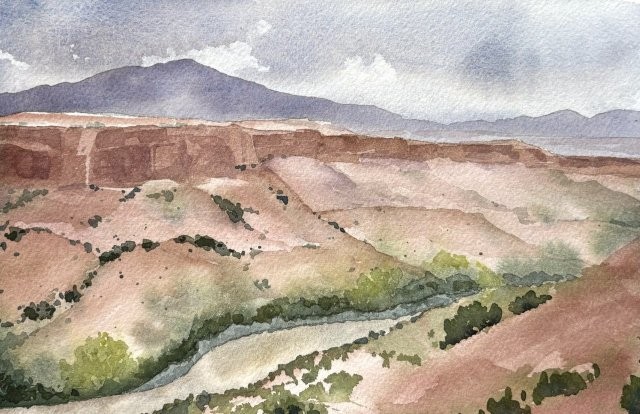 View from Otowi Peak (La Mesita)